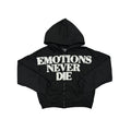 Black ‘End’ Rhinestone Hoodie