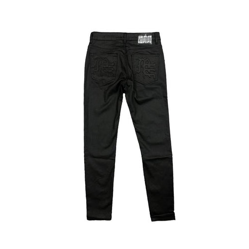 'Blackout' Wax Denim