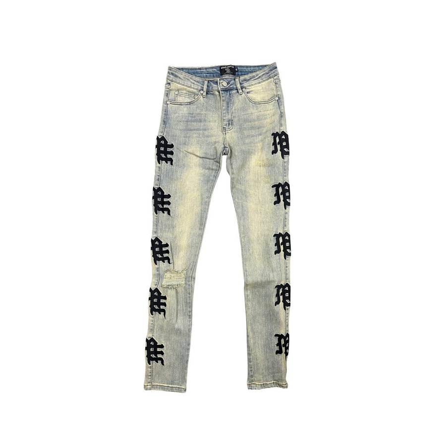 'Desert' Monogram Denim