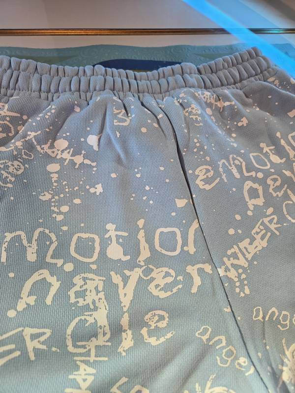 Graffiti Shorts — Blue