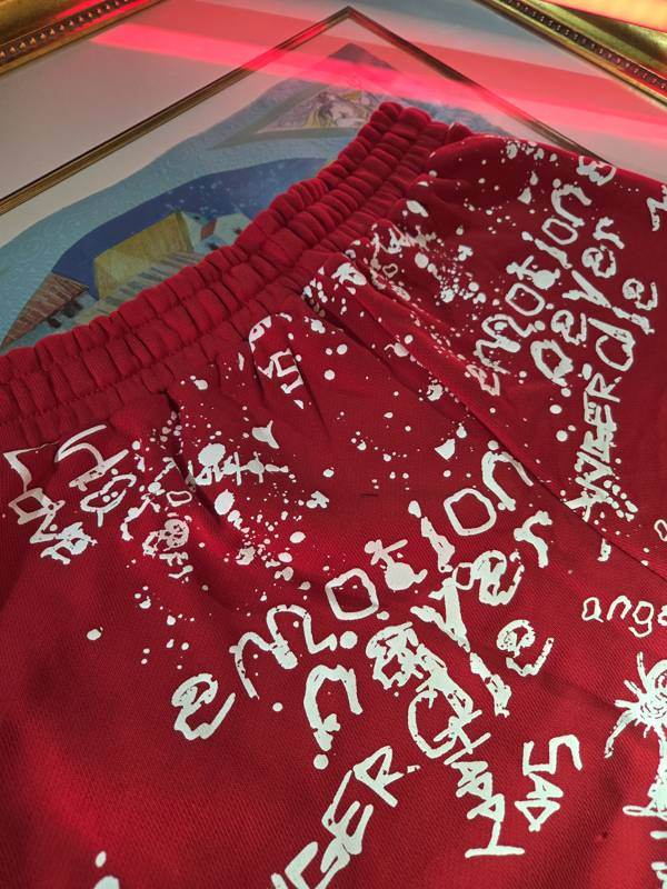 Graffiti Shorts — Red