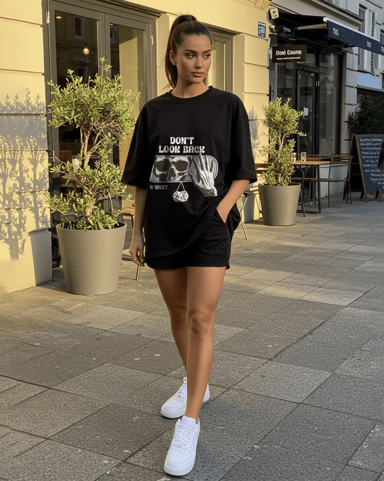G West Horrible Society Oversized Women's T-Shirt