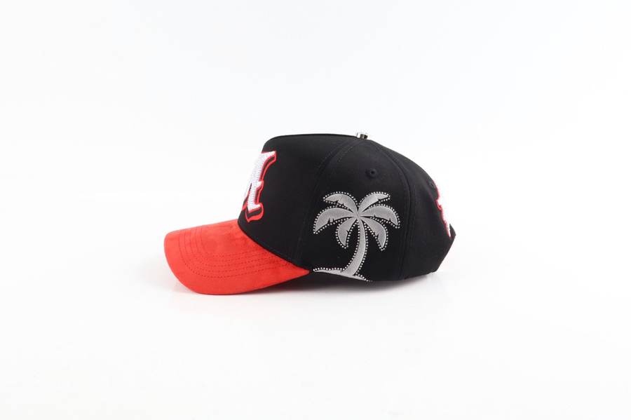 LA Old English — Black/Red