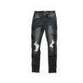 'Midnight' Monogram Denim
