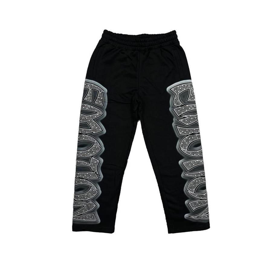 'Midnight' Rhinestone Sweatpants