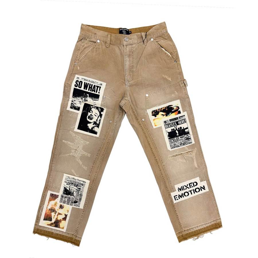 Newspaper Carpenter Pants — Khaki