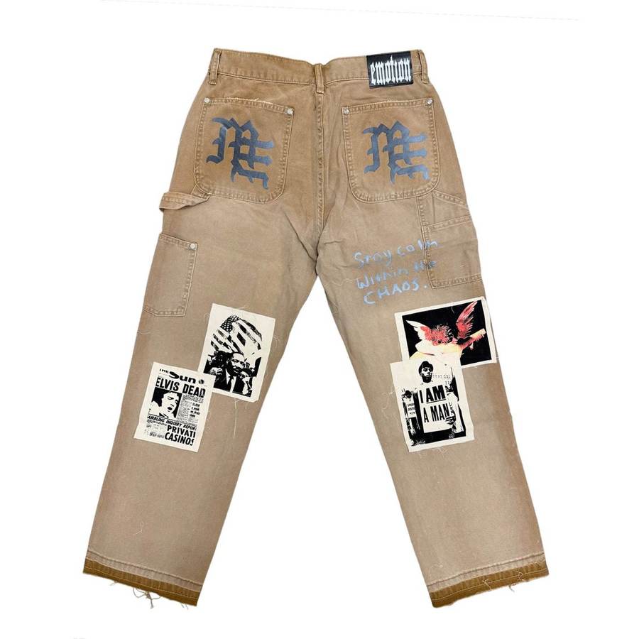 Newspaper Carpenter Pants — Khaki