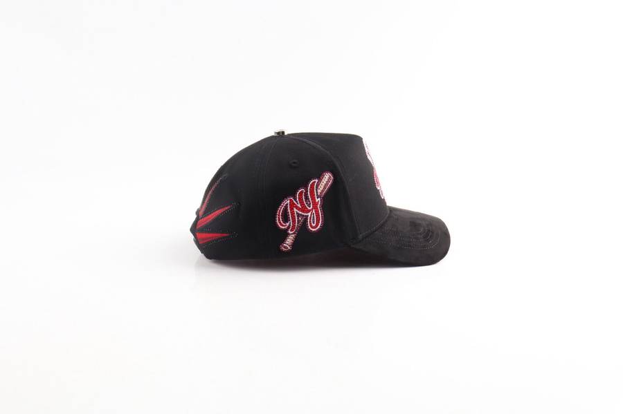 NY Script Rays — Black/Red