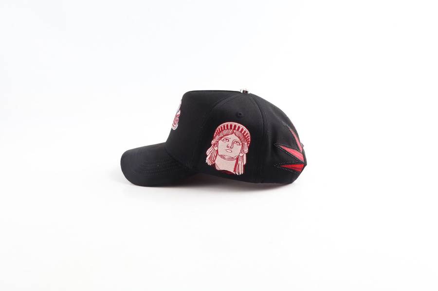 NY Script Rays — Black/Red
