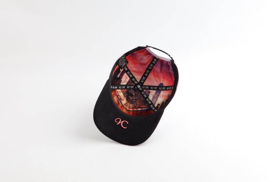 NY Script Rays — Black/Red