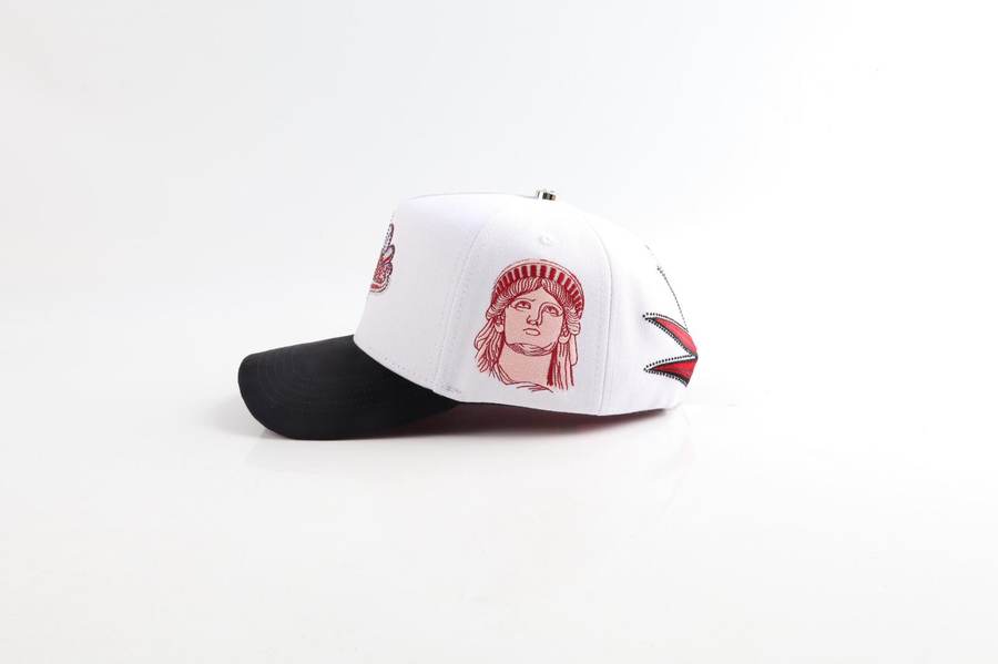 NY Yankees Script — White/Black