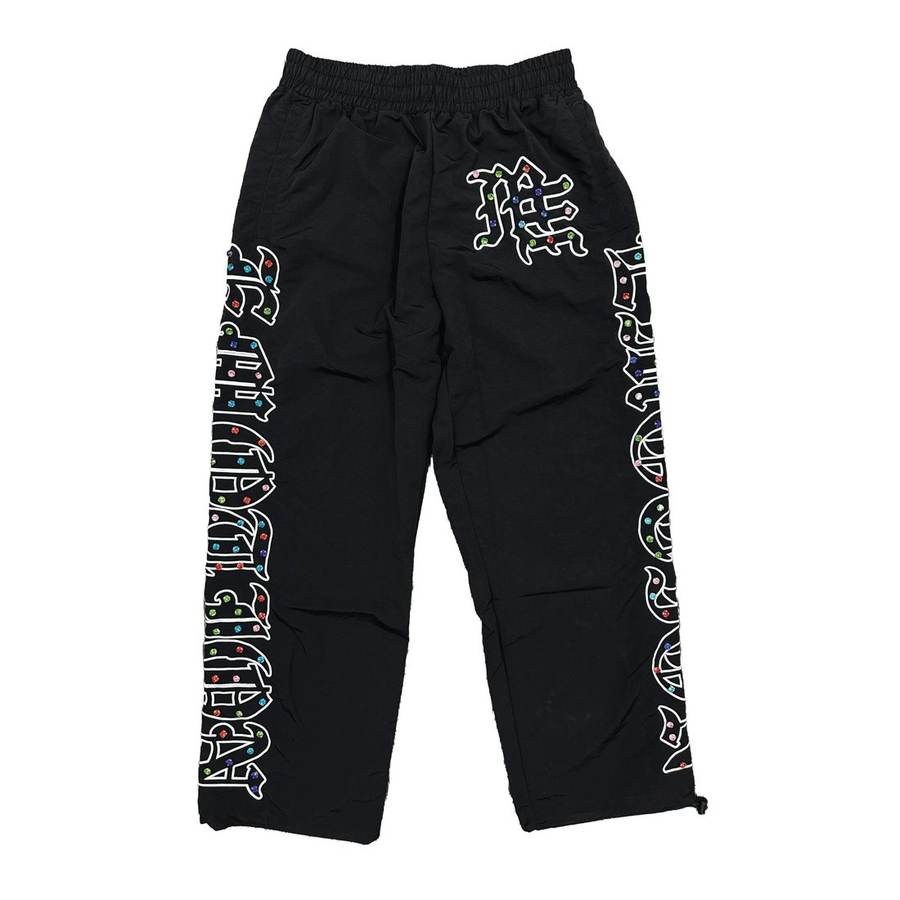 "ME" Rhinestone Nylon Pants