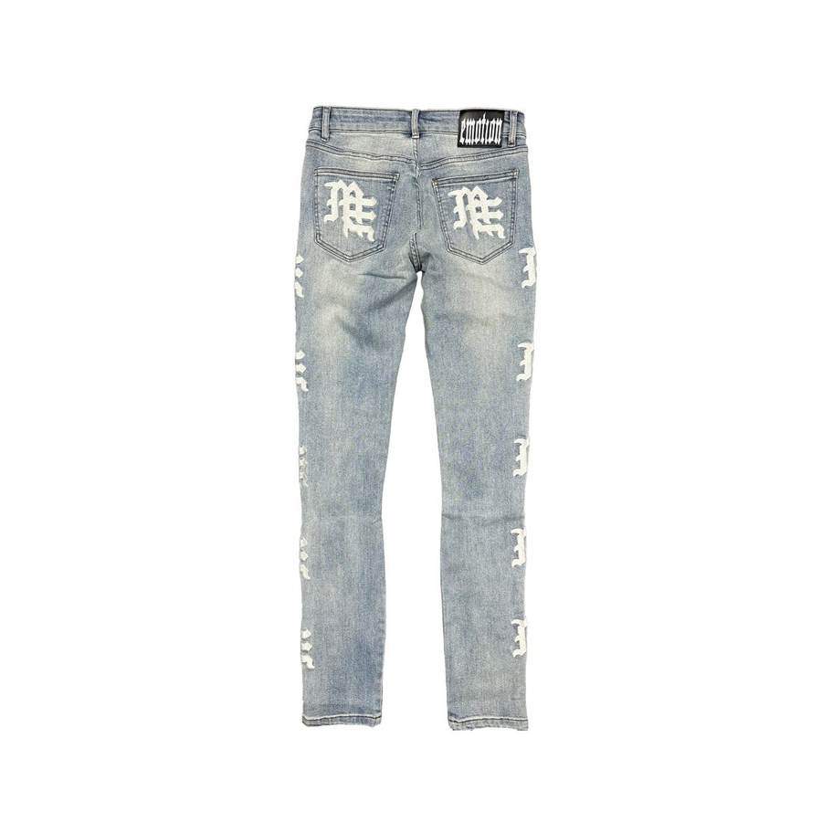 'Sea' Monogram Denim