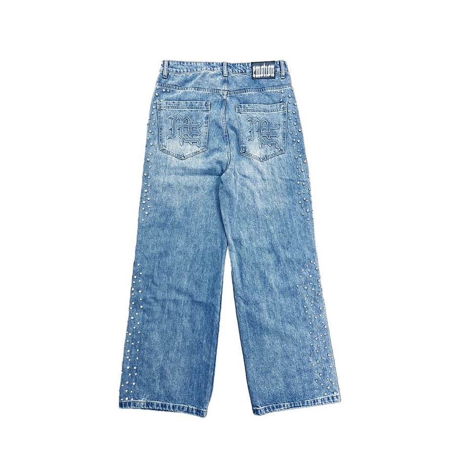 'Stone' Baggy Jeans — Blue