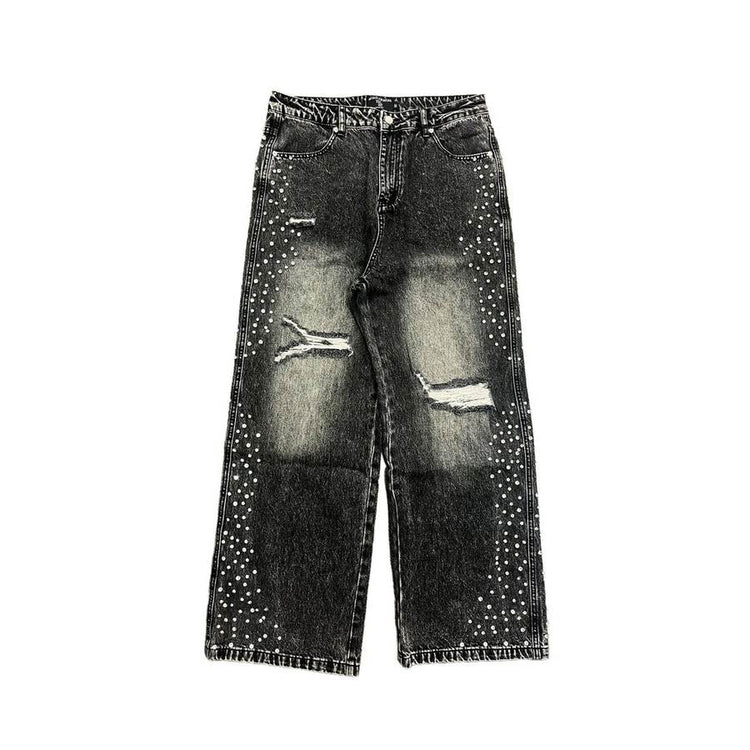 'Stone' Baggy Jeans — Grey