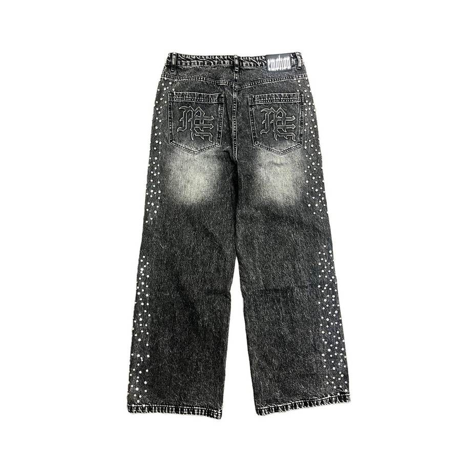 'Stone' Baggy Jeans — Grey