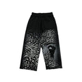 'Striped' Sweatpants — Black