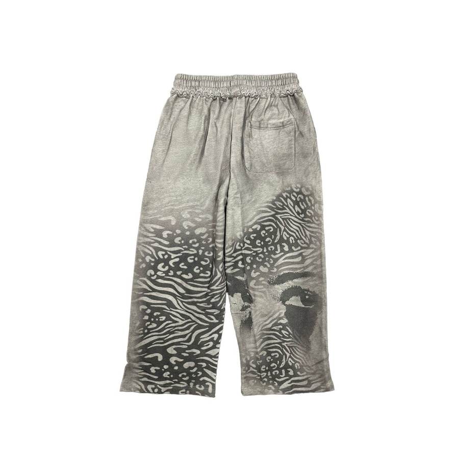 'Striped' Sweatpants — Grey